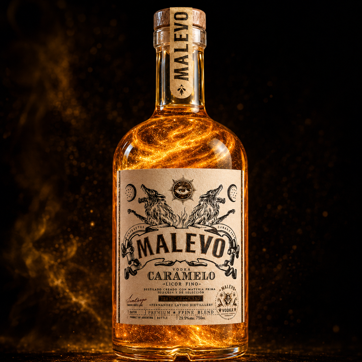 Botella Malevo Caramelo